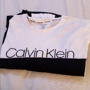 calvin klein long sleeve tee